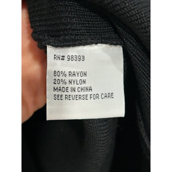 Pamela McCoy Black Embellished Long Sleeve Cardigan Sweater With Rhinestone Deta - Picture 6 of 10